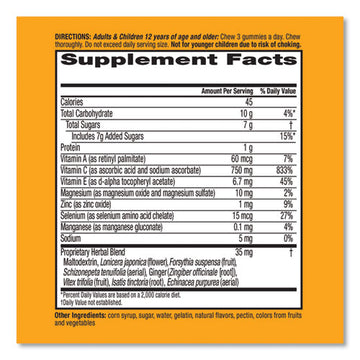 Airborne® Immune Support Gummies, Very Berry, 42-bottle freeshipping - TVN Wholesale